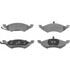 Wagner MX257 Disc Brake Pad Set Wagner Brake ThermoQuiet MX257 Semi-Metallic Disc Brake Pad Set