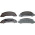 MX326 by WAGNER - Wagner Brake ThermoQuiet MX326 Semi-Metallic Disc Brake Pad Set