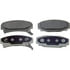 MX354 by WAGNER - Wagner Brake ThermoQuiet MX354 Semi-Metallic Disc Brake Pad Set