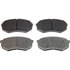 MX389 by WAGNER - Wagner Brake ThermoQuiet MX389 Semi-Metallic Disc Brake Pad Set