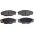 Wagner MX438 Disc Brake Pad Set Wagner Brake ThermoQuiet MX438 Semi-Metallic Disc Brake Pad Set