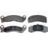 MX431 by WAGNER - Wagner Brake ThermoQuiet MX431 Semi-Metallic Disc Brake Pad Set