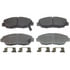 MX465 by WAGNER - Wagner Brake ThermoQuiet MX465 Semi-Metallic Disc Brake Pad Set