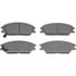 MX497 by WAGNER - Wagner Brake ThermoQuiet MX497 Semi-Metallic Disc Brake Pad Set