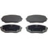 Wagner MX525 Disc Brake Pad Set Wagner Brake ThermoQuiet MX525 Semi-Metallic Disc Brake Pad Set