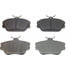 MX598 by WAGNER - Wagner Brake ThermoQuiet MX598 Semi-Metallic Disc Brake Pad Set