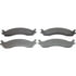 MX655A by WAGNER - Wagner Brake ThermoQuiet MX655A Semi-Metallic Disc Brake Pad Set