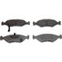 Wagner MX649 Disc Brake Pad Set Wagner Brake ThermoQuiet MX649 Semi-Metallic Disc Brake Pad Set