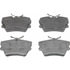 MX706 by WAGNER - Wagner Brake ThermoQuiet MX706 Semi-Metallic Disc Brake Pad Set