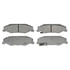 MX732B by WAGNER - Wagner Brake ThermoQuiet MX732B Semi-Metallic Disc Brake Pad Set