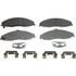 MX749 by WAGNER - Wagner Brake ThermoQuiet MX749 Semi-Metallic Disc Brake Pad Set