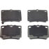 MX733 by WAGNER - Wagner Brake ThermoQuiet MX733 Semi-Metallic Disc Brake Pad Set