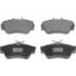MX742 by WAGNER - Wagner Brake ThermoQuiet MX742 Semi-Metallic Disc Brake Pad Set