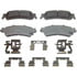 MX792A by WAGNER - Wagner Brake ThermoQuiet MX792A Semi-Metallic Disc Brake Pad Set