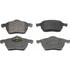 MX840B by WAGNER - Wagner Brake ThermoQuiet MX840B Semi-Metallic Disc Brake Pad Set