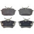 MX838 by WAGNER - Wagner Brake ThermoQuiet MX838 Semi-Metallic Disc Brake Pad Set