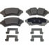 MX850 by WAGNER - Wagner Brake ThermoQuiet MX850 Semi-Metallic Disc Brake Pad Set