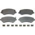 MX856 by WAGNER - Wagner Brake ThermoQuiet MX856 Semi-Metallic Disc Brake Pad Set