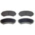 MX867 by WAGNER - Wagner Brake ThermoQuiet MX867 Semi-Metallic Disc Brake Pad Set