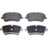 MX872 by WAGNER - Wagner Brake ThermoQuiet MX872 Semi-Metallic Disc Brake Pad Set