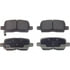 Wagner MX865 Disc Brake Pad Set Wagner Brake ThermoQuiet MX865 Semi-Metallic Disc Brake Pad Set