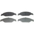 MX804 by WAGNER - Wagner Brake ThermoQuiet MX804 Semi-Metallic Disc Brake Pad Set