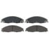 MX921 by WAGNER - Wagner Brake ThermoQuiet MX921 Semi-Metallic Disc Brake Pad Set