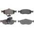MX801 by WAGNER - Wagner Brake ThermoQuiet MX801 Semi-Metallic Disc Brake Pad Set