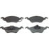 MX816 by WAGNER - Wagner Brake ThermoQuiet MX816 Semi-Metallic Disc Brake Pad Set