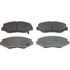 MX943 by WAGNER - Wagner Brake ThermoQuiet MX943 Semi-Metallic Disc Brake Pad Set