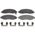 MX962 by WAGNER - Wagner Brake ThermoQuiet MX962 Semi-Metallic Disc Brake Pad Set