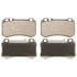 MX984 by WAGNER - Wagner Brake ThermoQuiet MX984 Semi-Metallic Disc Brake Pad Set
