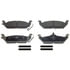 MX1012 by WAGNER - Wagner Brake ThermoQuiet MX1012 Semi-Metallic Disc Brake Pad Set