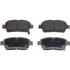 MX990 by WAGNER - Wagner Brake ThermoQuiet MX990 Semi-Metallic Disc Brake Pad Set