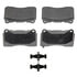 MX1001A by WAGNER - Wagner Brake ThermoQuiet MX1001A Semi-Metallic Disc Brake Pad Set