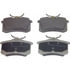 MX1017 by WAGNER - Wagner Brake ThermoQuiet MX1017 Semi-Metallic Disc Brake Pad Set