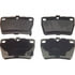 MX1051 by WAGNER - Wagner Brake ThermoQuiet MX1051 Semi-Metallic Disc Brake Pad Set