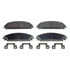 MX1058 by WAGNER - Wagner Brake ThermoQuiet MX1058 Semi-Metallic Disc Brake Pad Set