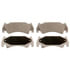 Wagner MX1085A Disc Brake Pad Set Wagner Brake ThermoQuiet MX1085A Semi-Metallic Disc Brake Pad Set