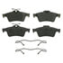 MX1095 by WAGNER - Wagner Brake ThermoQuiet MX1095 Semi-Metallic Disc Brake Pad Set