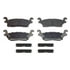 Wagner MX1120 Disc Brake Pad Set Wagner Brake ThermoQuiet MX1120 Semi-Metallic Disc Brake Pad Set