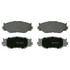 MX1178 by WAGNER - Wagner Brake ThermoQuiet MX1178 Semi-Metallic Disc Brake Pad Set