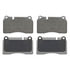 MX1129 by WAGNER - Wagner Brake ThermoQuiet MX1129 Semi-Metallic Disc Brake Pad Set