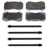 MX1149 by WAGNER - Wagner Brake ThermoQuiet MX1149 Semi-Metallic Disc Brake Pad Set