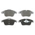 MX1241 by WAGNER - Wagner Brake ThermoQuiet MX1241 Semi-Metallic Disc Brake Pad Set