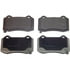 MX1270 by WAGNER - Wagner Brake ThermoQuiet MX1270 Semi-Metallic Disc Brake Pad Set