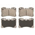 Wagner MX1282 Disc Brake Pad Set Wagner Brake ThermoQuiet MX1282 Semi-Metallic Disc Brake Pad Set