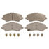 MX1327 by WAGNER - Wagner Brake ThermoQuiet MX1327 Semi-Metallic Disc Brake Pad Set