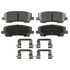 Wagner MX1810 Disc Brake Pad Set Wagner Brake ThermoQuiet MX1810 Semi-Metallic Disc Brake Pad Set