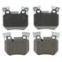 MX1372 by WAGNER - Wagner Brake ThermoQuiet MX1372 Semi-Metallic Disc Brake Pad Set